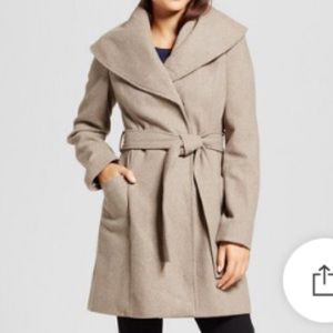Wool Shawl Pea Coat